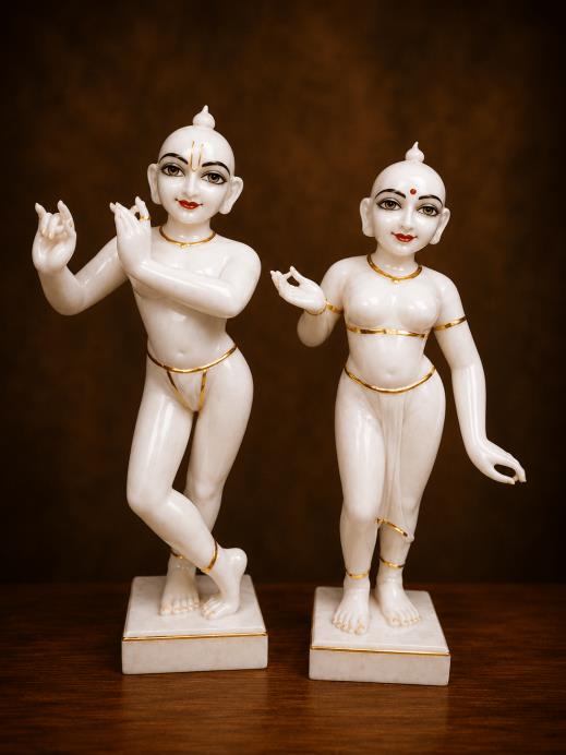 ISKCON Marble Statue in Jaipur