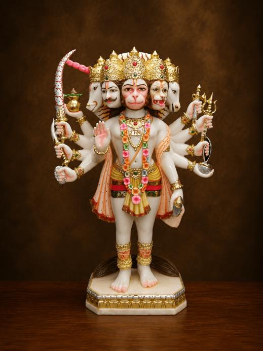 Buy Online Panch Mukhi Hanuman Statue in Jaipur