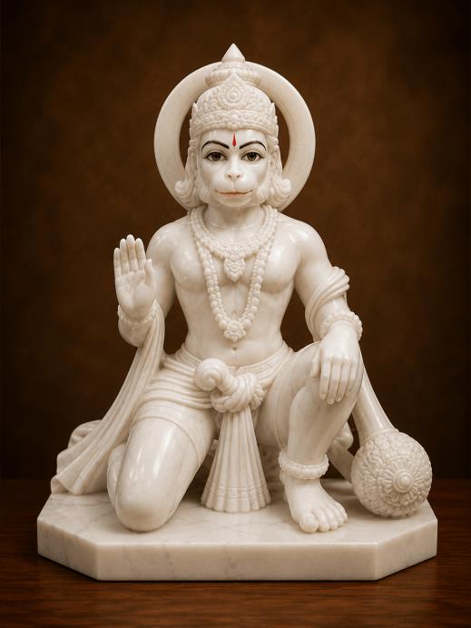Buy White Marble Hanuman Statue in Jaipur