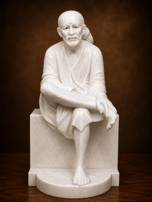 Buy White Marble Sai Baba Statue in Jaipur