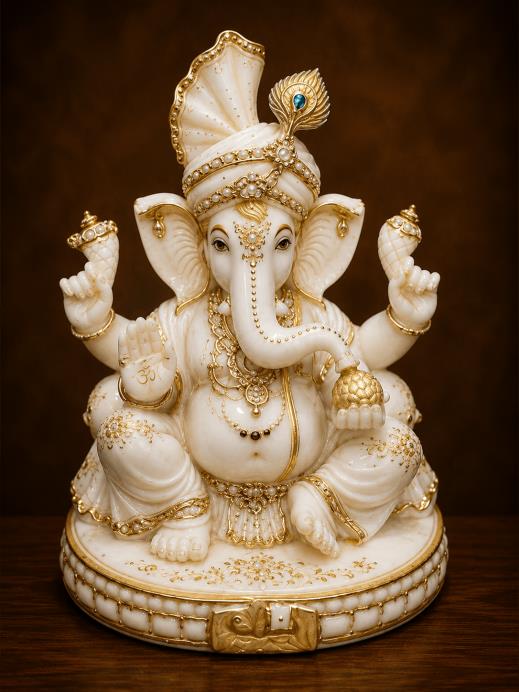 Buy Online Ganesh Marble Statue in Jaipur