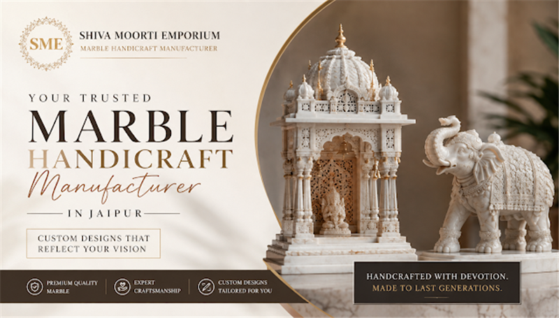 
													Your Trusted Marble Handicraft Manufacturer in Jaipur for Custom Designs